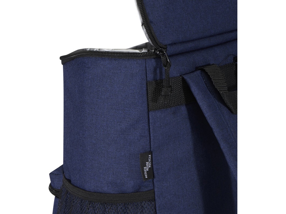 Excursion, рюкзак-холодильник из переработанного РЕТ-пластика - Heather navy — изображение 6