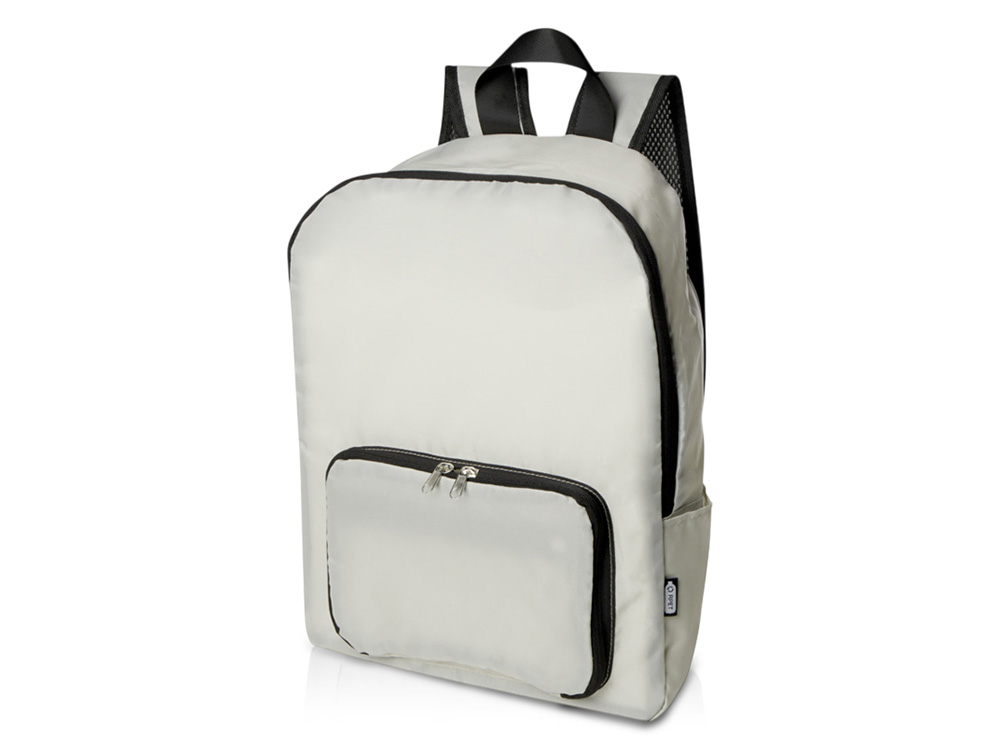 Складной рюкзак EcoFold объемом 15 л из переработанного ПЭТ-пластика - Sandstone