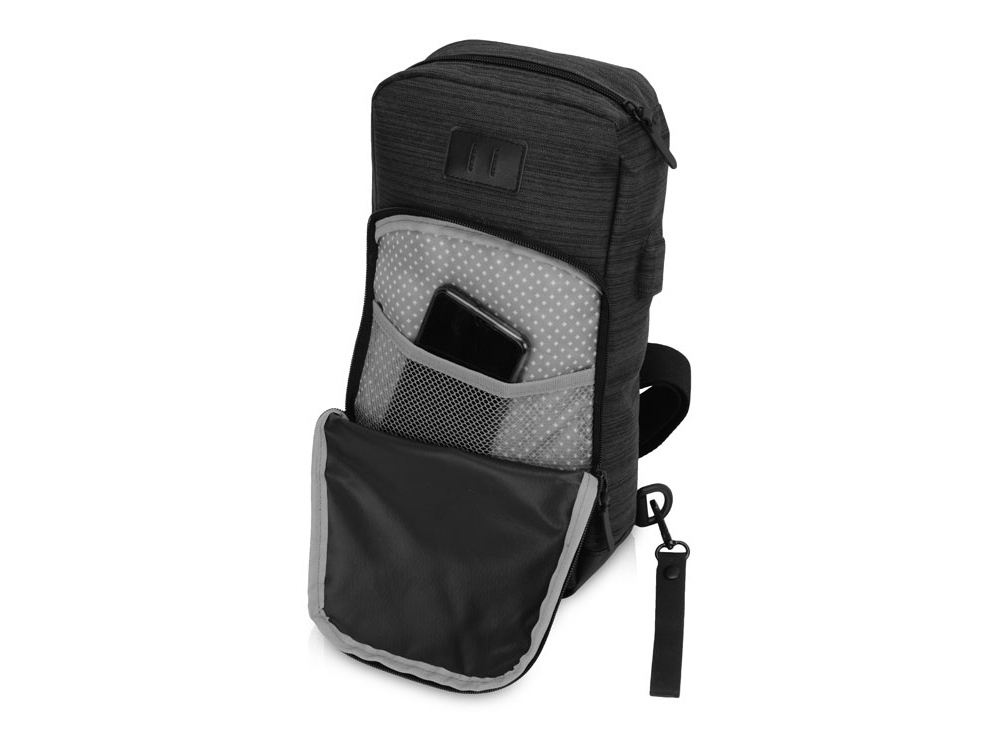 Сумка Even на одно плечо, серый — изображение 5