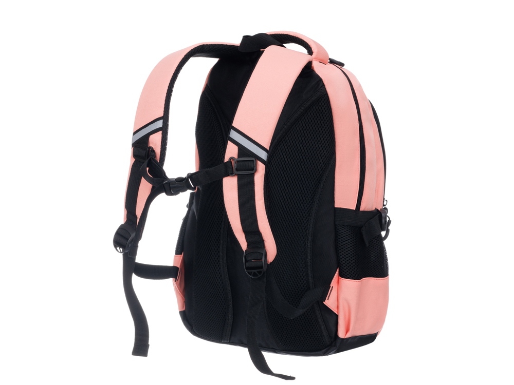 Рюкзак TORBER CLASS X, персиковый, 46 х 32 х 13 см + Мешок для сменной обуви в подарок! — изображение 3