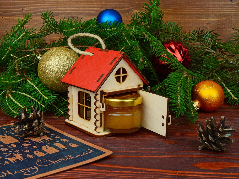 Игрушка Домик упаковка, красный — изображение 5