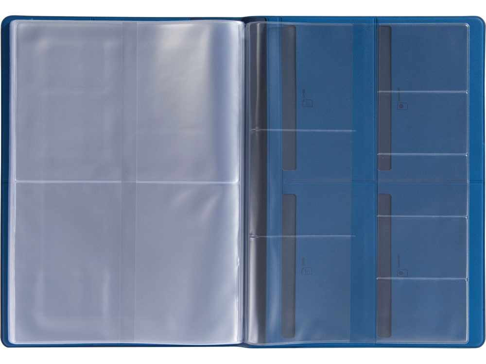 Органайзер Favor 2.0 для семейных документов на 4 комплекта документов, формат А4, синий — изображение 11