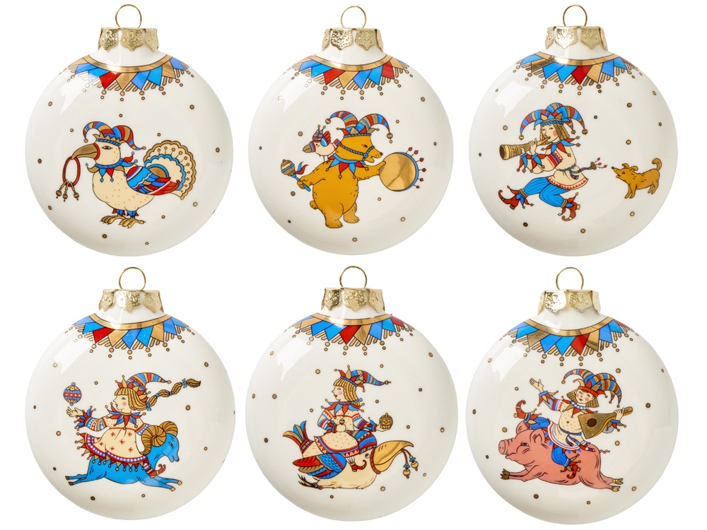 Набор новогодних игрушек, 6 шт — изображение 2