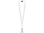 Ланъярд 2,5 см под сублимацию с большим карабином, замком обрыва и металлическим держателем для телефона