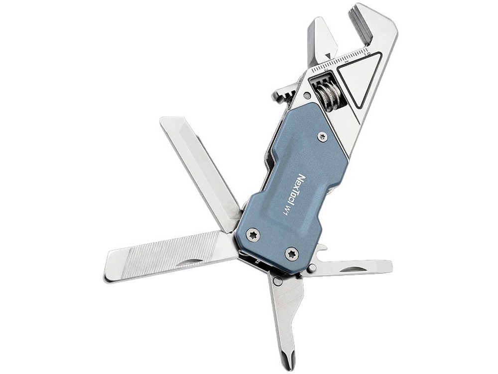 Мультитул-ключ Nextool Light Wrench W1, 6 функций, голубо-серый (NE20238) — изображение 3