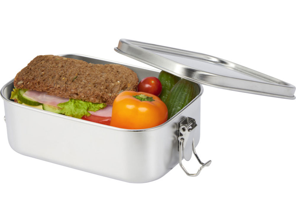 Пищевой контейнер Titan из переработанной нержавеющей стали, серебристый — изображение 4