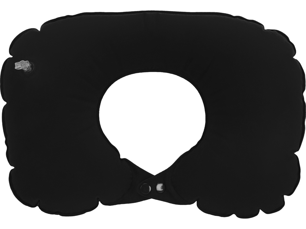 Подушка под шею с помпой Push, черный — изображение 4