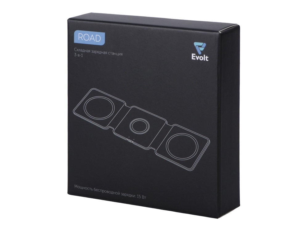 Беспроводное зарядное устройство 3-в-1 Road, 15 Вт, белый — изображение 13
