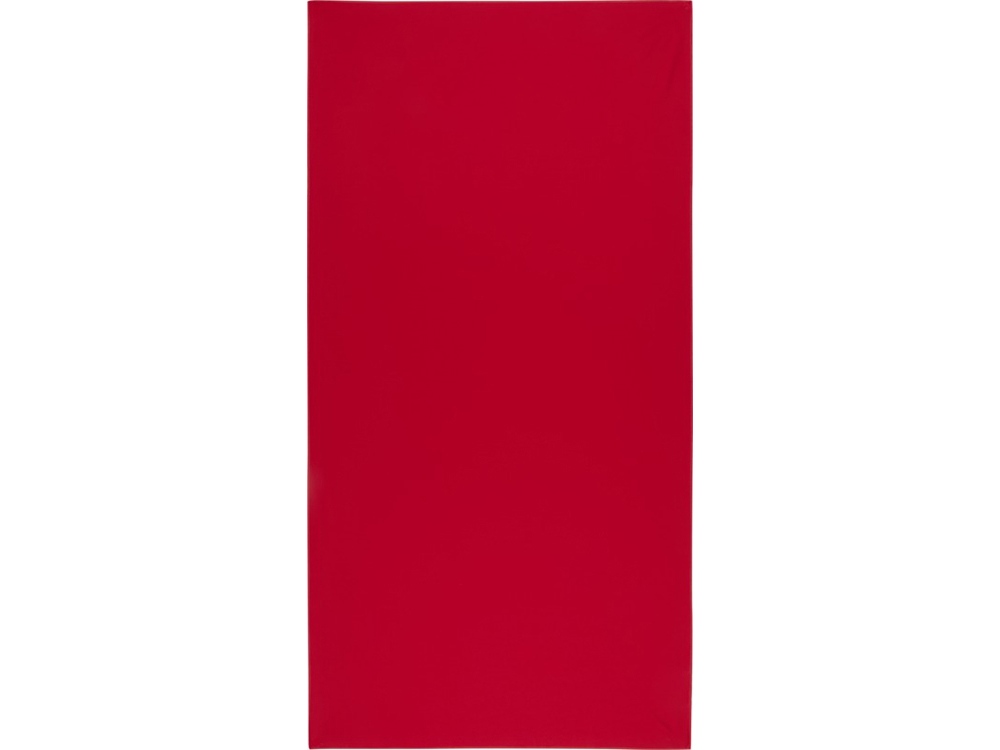 Lucas спортивное полотенце из переработанного полиэстера 50х100 см - Красный — изображение 3