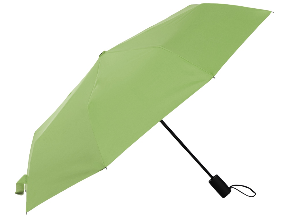 Зонт-автомат Dual с двухцветным куполом, зеленое яблоко/черный — изображение 3