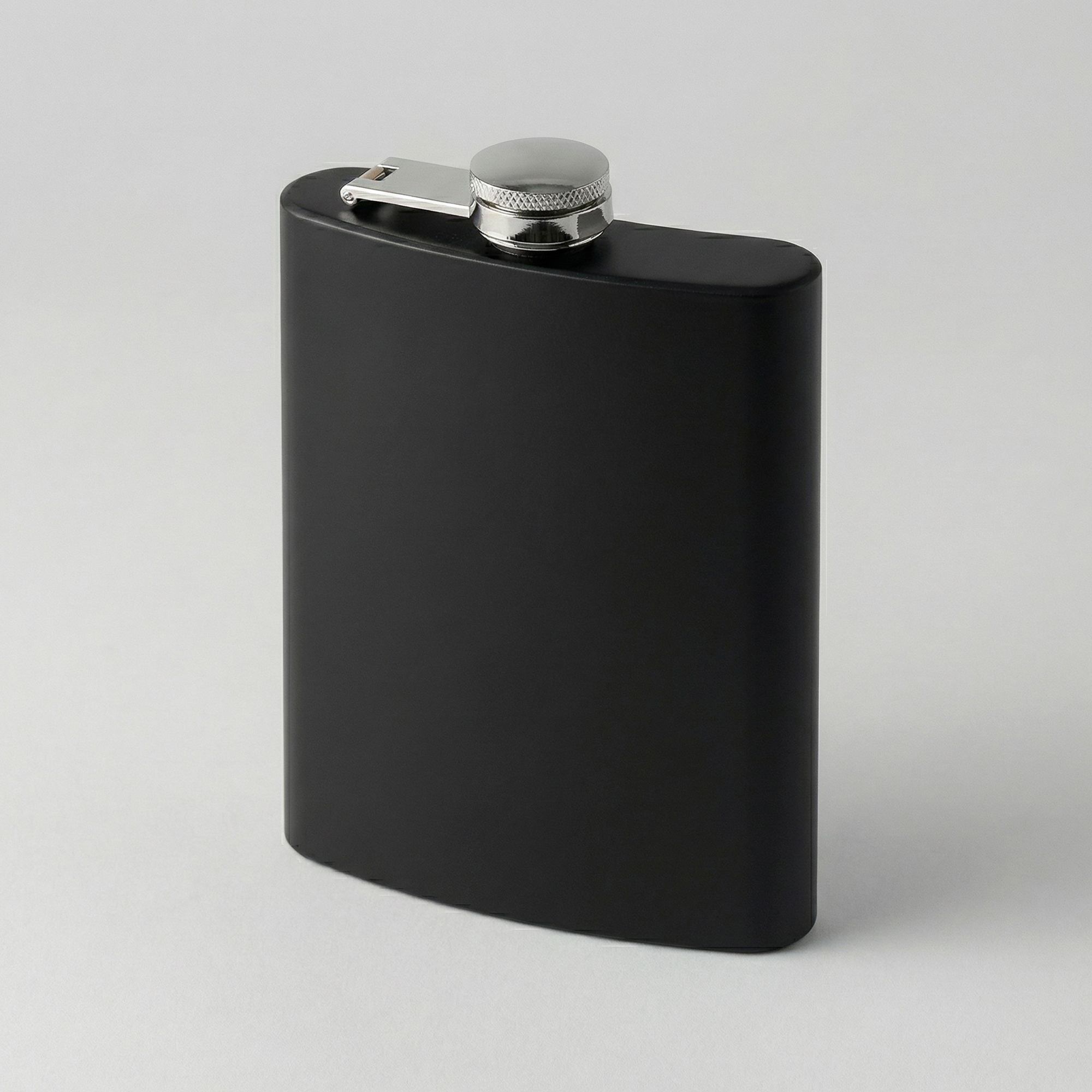 Фляжка 240 мл Remarque soft touch, 304 сталь, черный (P)