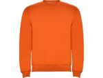 Свитшот с начесом Clasica унисекс, оранжевый