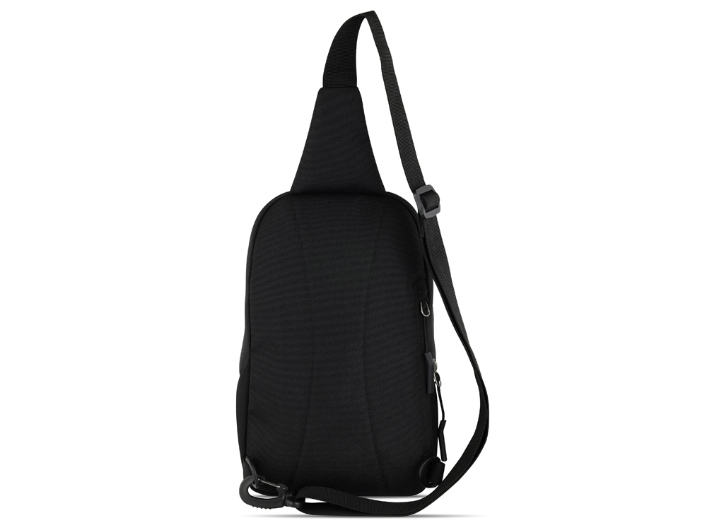 Рюкзак BUGATTI Blanc Delight, чёрный, нейлон RPET600D/тарпаулин/полиэстер, 18х10х31 см, 5 л — изображение 8