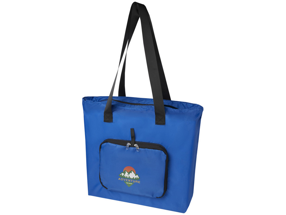 EcoFold Складная эко-сумка из RPET 16 л - Ярко-синий — изображение 4