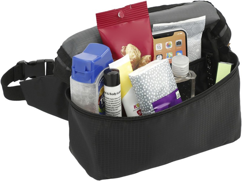 Легкая поясная сумка Trailhead объемом 2,5 л из переработанных материалов, серый — изображение 4