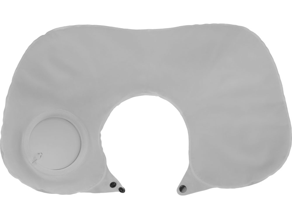 Подушка под шею с помпой Push, серый — изображение 6