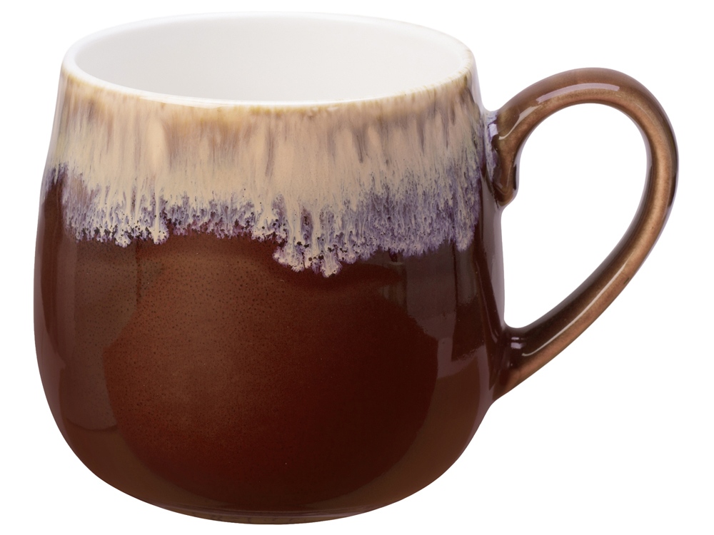 Кружка с вулканическим эффектом по краю Etna, 440 мл, бургунди — изображение 2