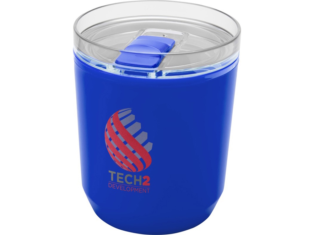 Hudson кружка из переработанного пластика с двойными стенками объемом 180 мл, синий — изображение 6