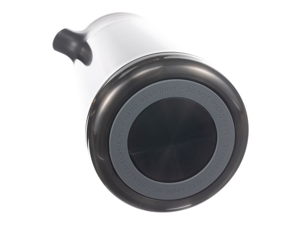 Термокофейник Stinger, 1,6 л, нержавеющая сталь, чёрный, 18 x 13,6 x 25,9 см — изображение 6