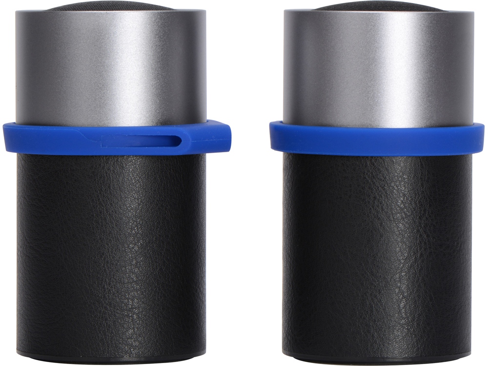 Портативные парные колонки Qjet TWS Mates с синими кольцами — изображение 2