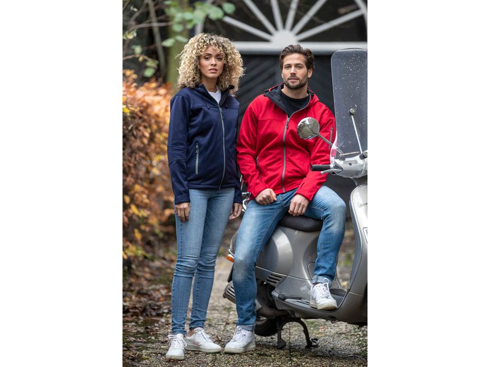 Match Женская куртка софтшел, cиний — изображение 4