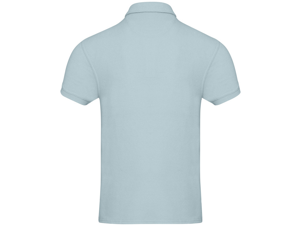 Рубашка поло унисекс Akoya из переработанного махрового материала - Cloud Blue — изображение 7