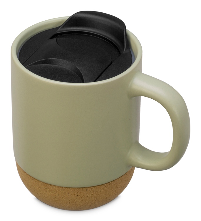 Подарочный набор c пледом, кружкой и вареньем, оливковый — изображение 9