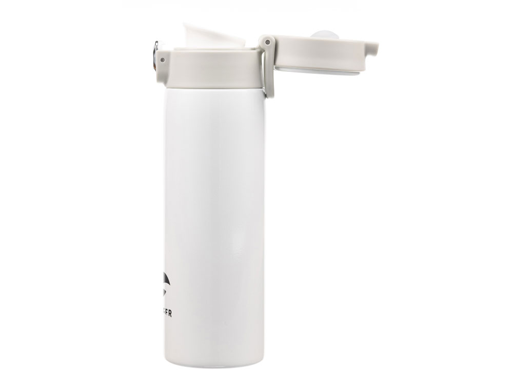 Термокружка Stinger, 0,42 л, сталь/пластик/силикон, белый, 6,5 x 7,5 x 21,9 см — изображение 7