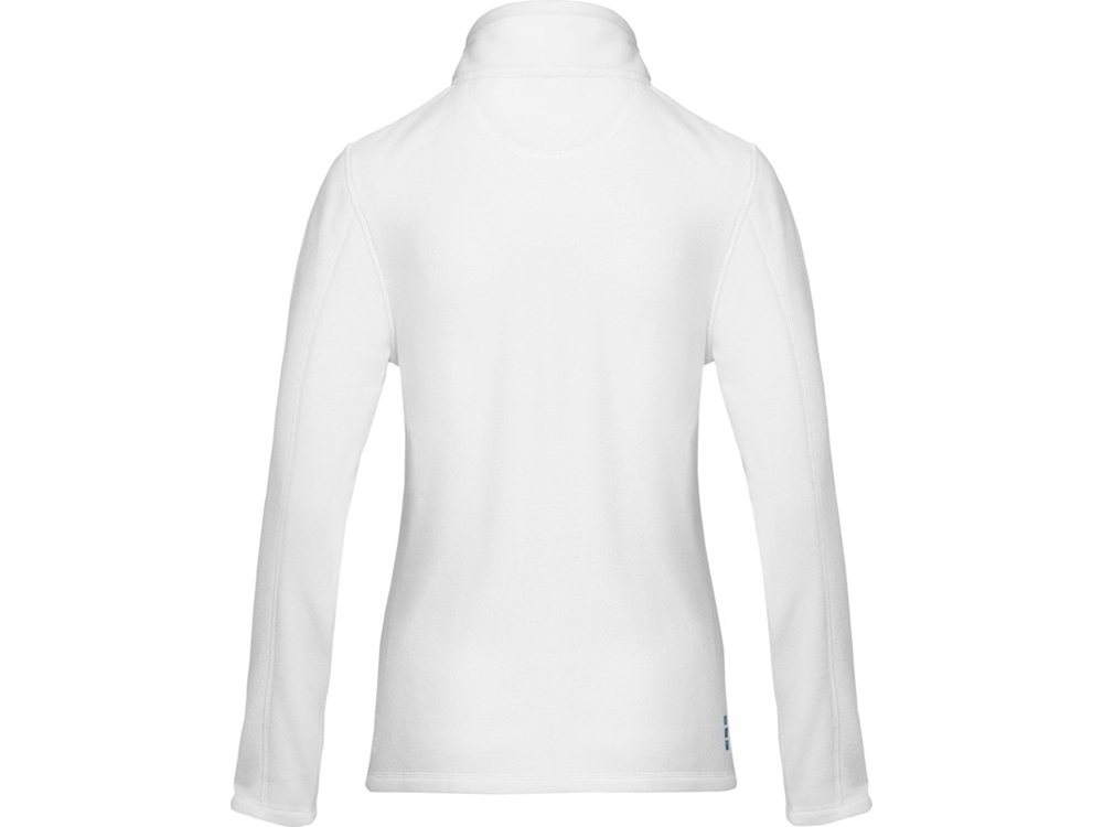 Женская флисовая куртка Amber на молнии из переработанных материалов по стандарту GRS, белый — изображение 3