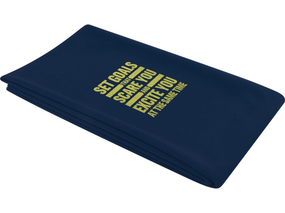 Althea спортивное полотенце 70х140 см - Темно - синий — изображение 4