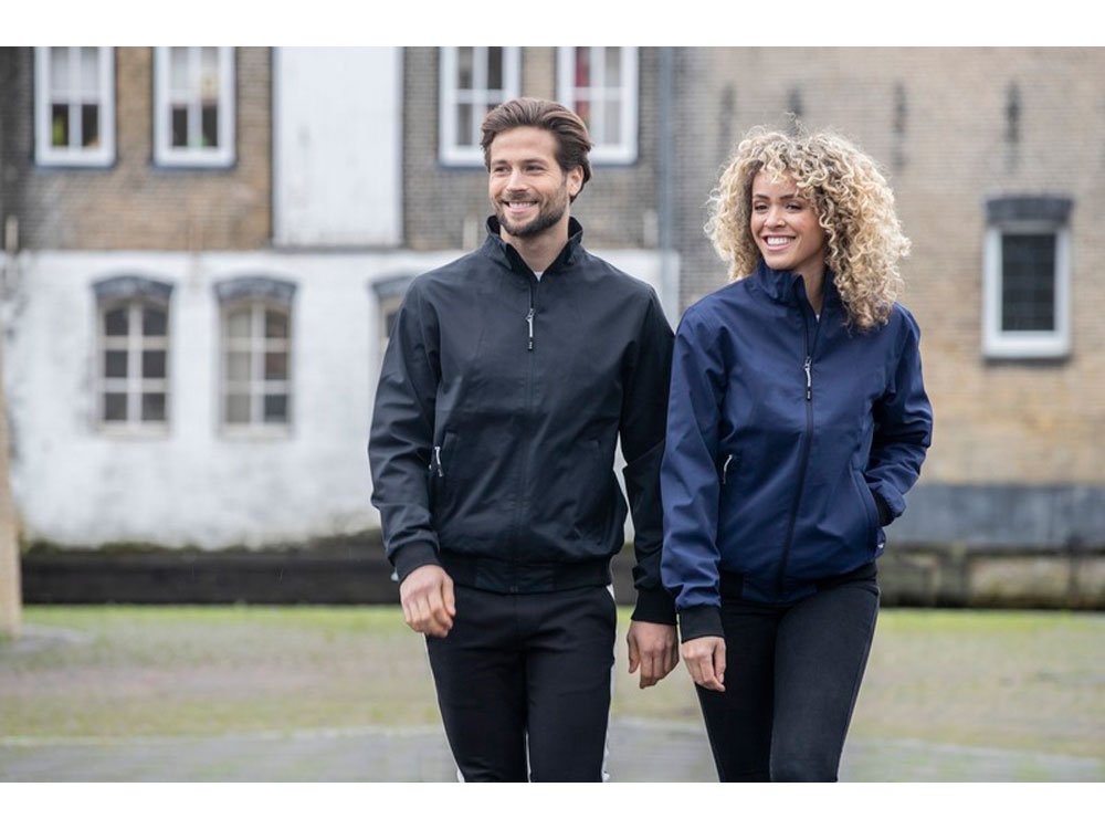 Keefe Легкая куртка-бомбер унисекс, черный — изображение 4