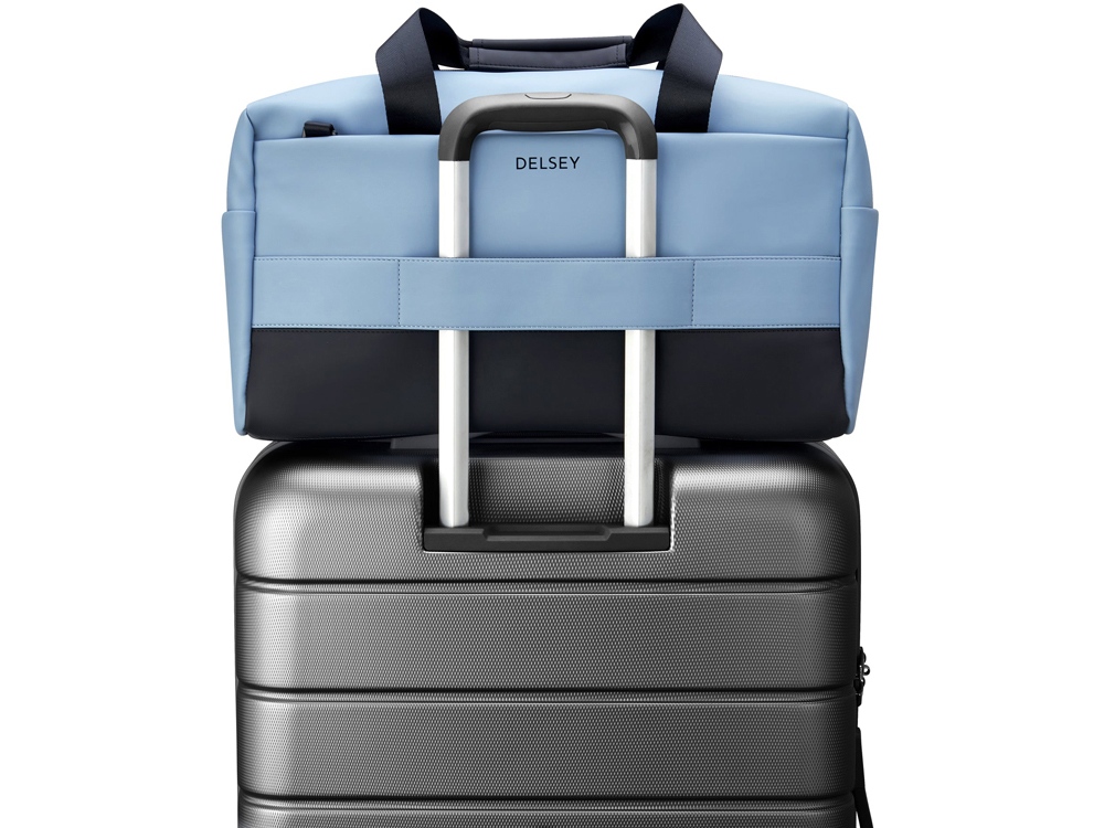 Сумка дорожная DELSEY, TURENNE, 26л, серо-голубой — изображение 8