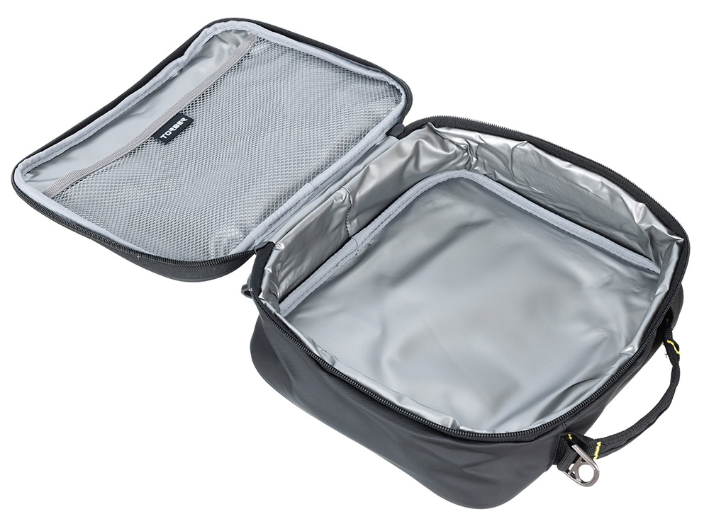 Термосумка для ланча TORBER, чёрный, полиэстер, 23 х 9 х 27 см — изображение 7