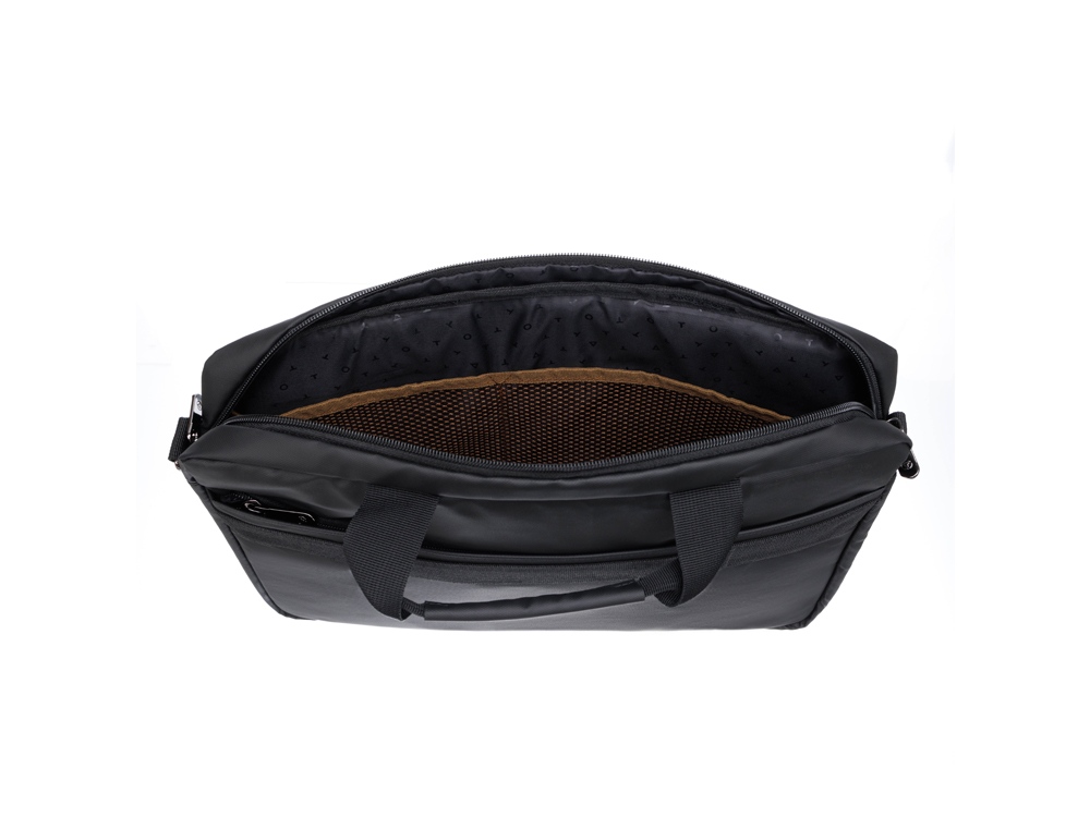 Сумка для ноутбука TORBER VECTOR 14.1'', черный, нейлон, 38 х 5 х 26 см, 5л — изображение 4