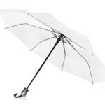Зонт Alex трехсекционный автоматический 21,5, белый
