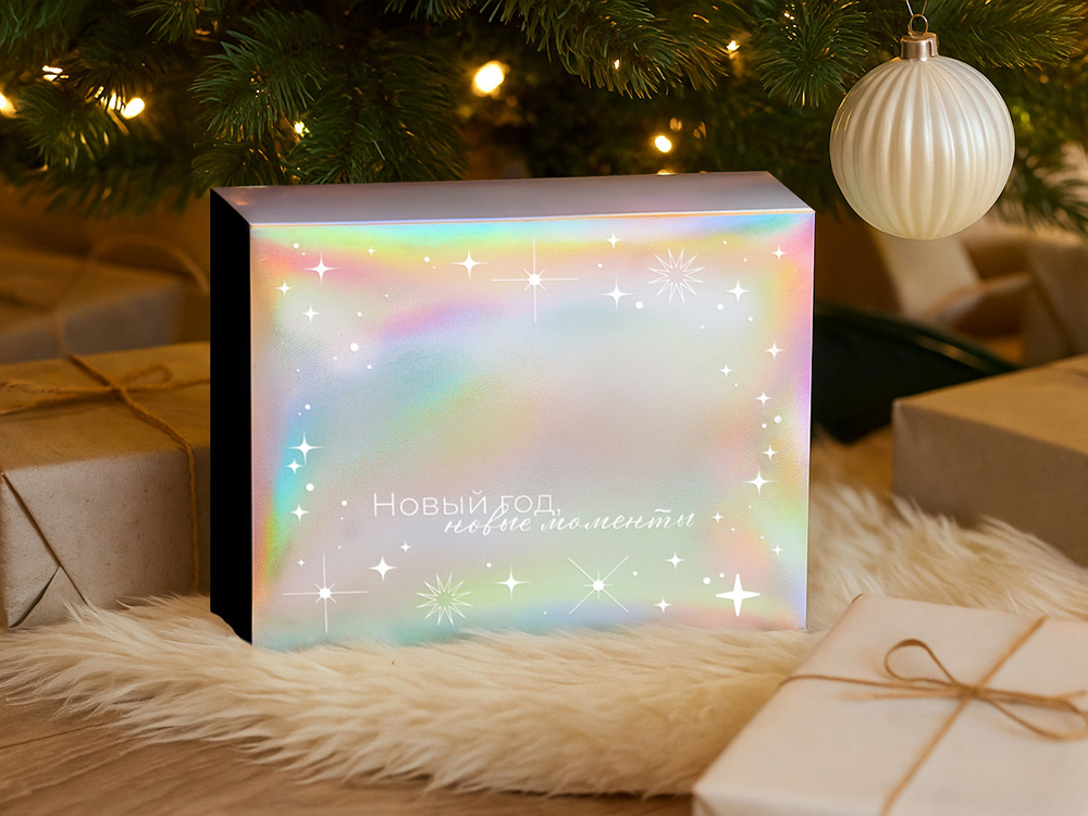 Подарочный набор с пледом, увлажнителем и кружкой, черный — изображение 4