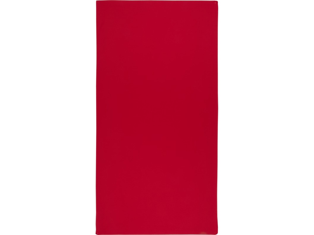 Lucas спортивное полотенце из переработанного полиэстера 50х100 см - Красный — изображение 2