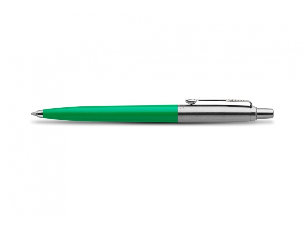 Шариковая ручка Parker Jotter, цвет GREEN, цвет чернил синий, толщина линии M , в подарочной коробке — изображение 3