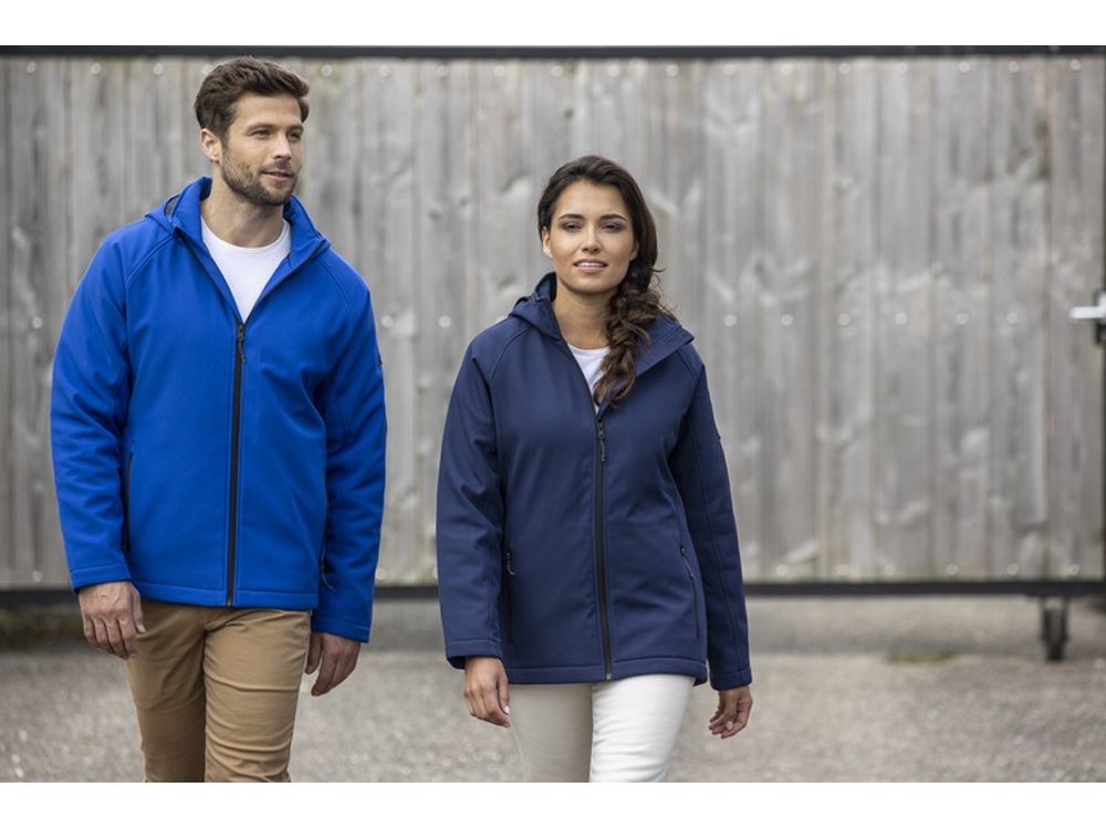 Notus женская утепленная куртка из софтшелла - Cиний — изображение 5