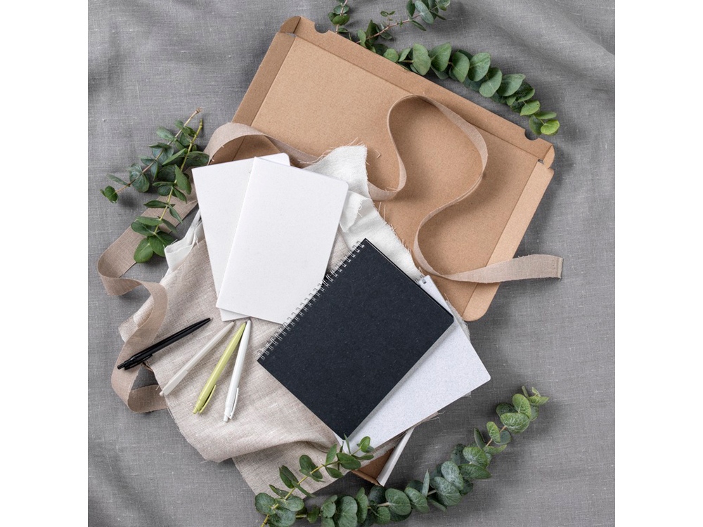 Шариковая ручка Alessio из переработанного ПЭТ, черный, синие чернила — изображение 3