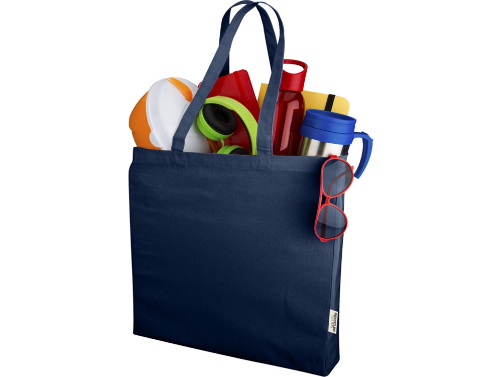 Odessa эко-сумка из переработанных материалов 220 г/м² - Нейви — изображение 3