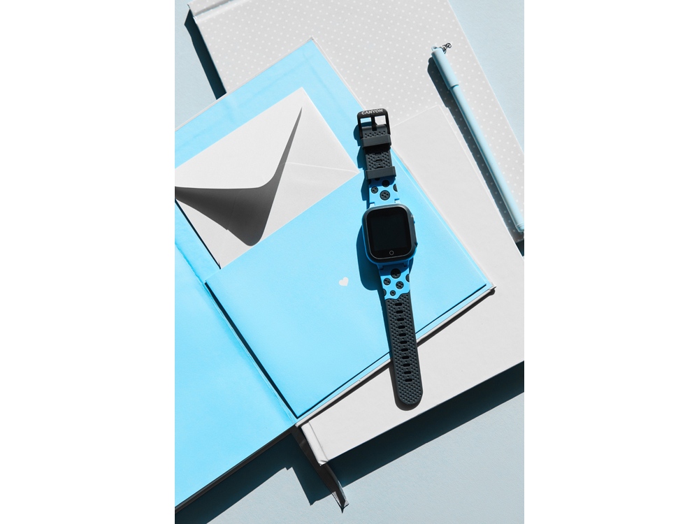 Детские часы Canyon Sandy KW-34, серо-голубой — изображение 9