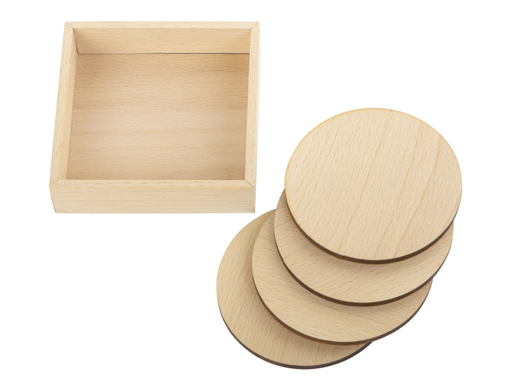 Набор круглых костеров на подставке Drink — изображение 2