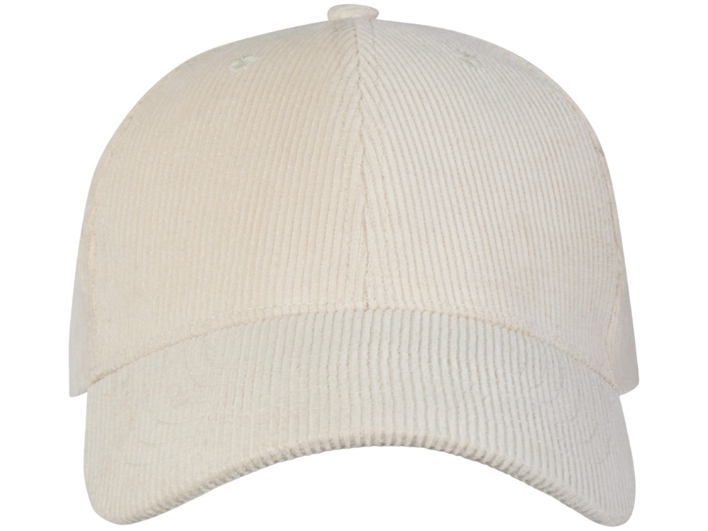 Hutton 6-панельная бейсболка из переработанного хлопка - Sandstone — изображение 2