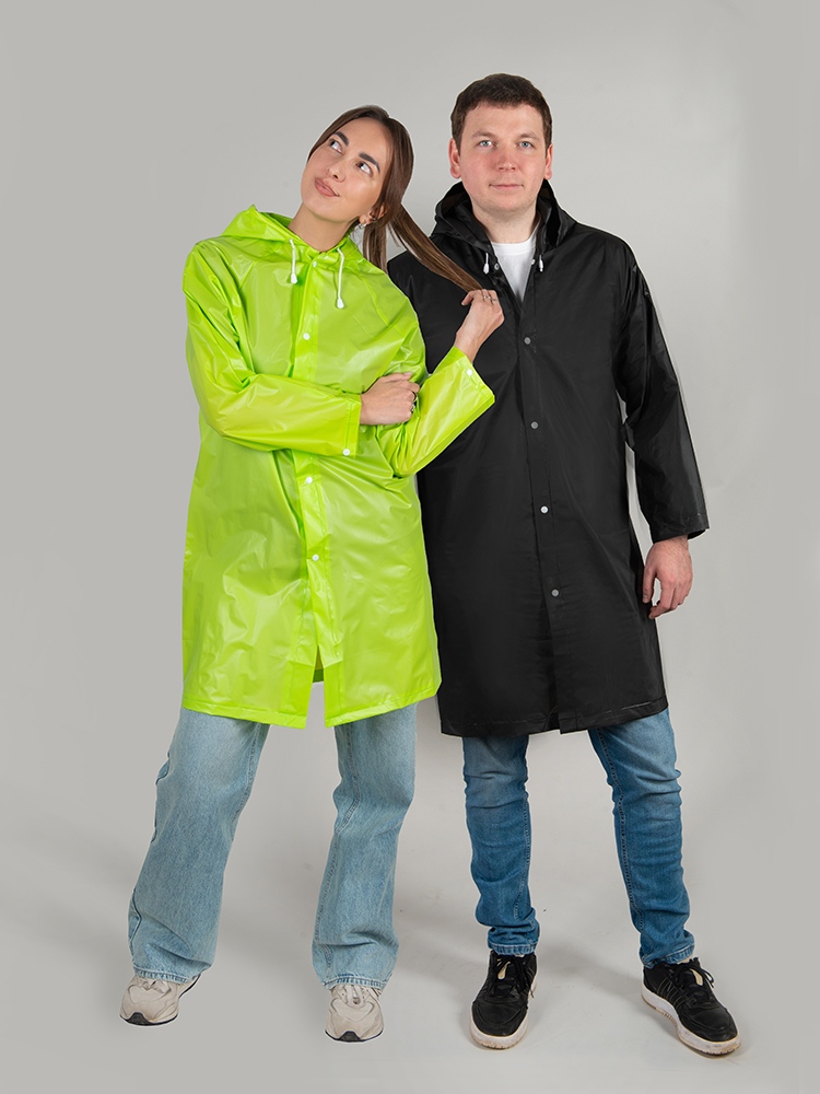 Дождевик Hawaii c чехлом унисекс, красный — изображение 9