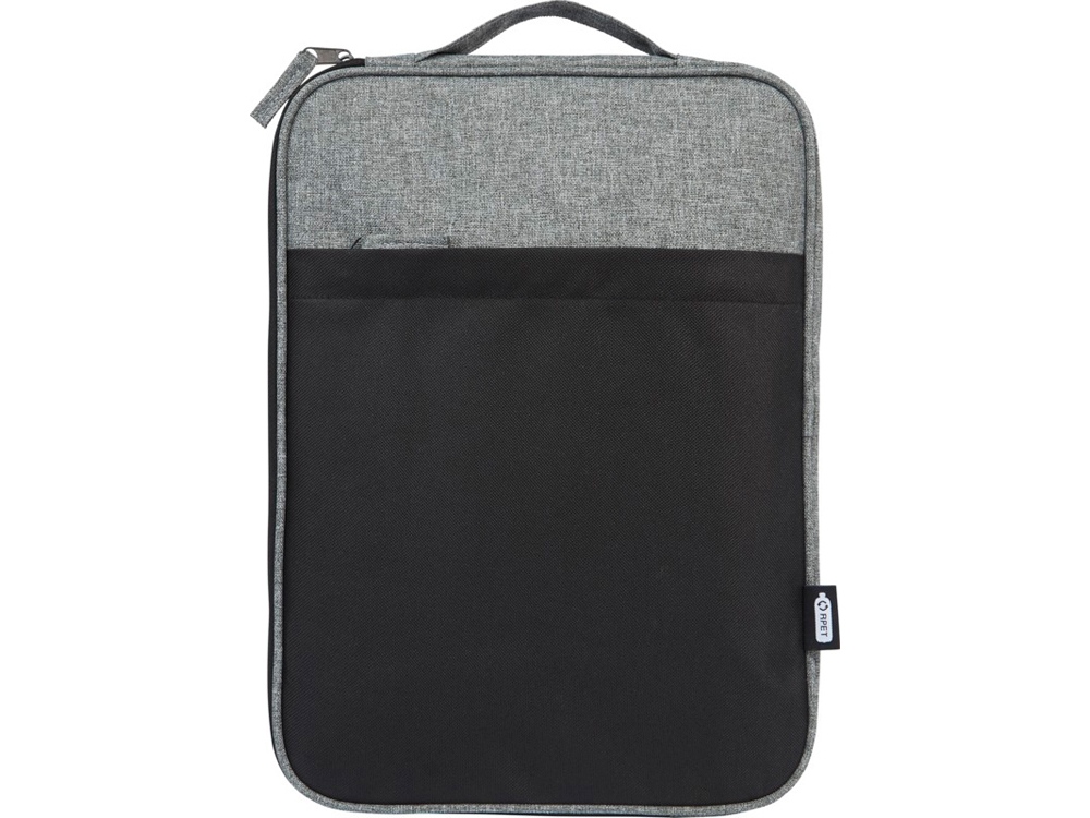 Двухцветный чехол для ноутбука 14 Reclaim объемом 2,5 л, изготовленный из переработанных материалов по стандарту GRS, серый яркий — изображение 2