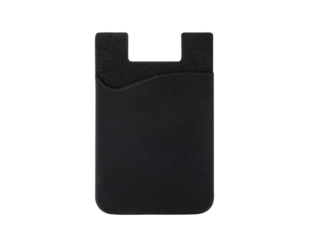 Картхолдер с креплением на телефон Gummy, черный — изображение 3