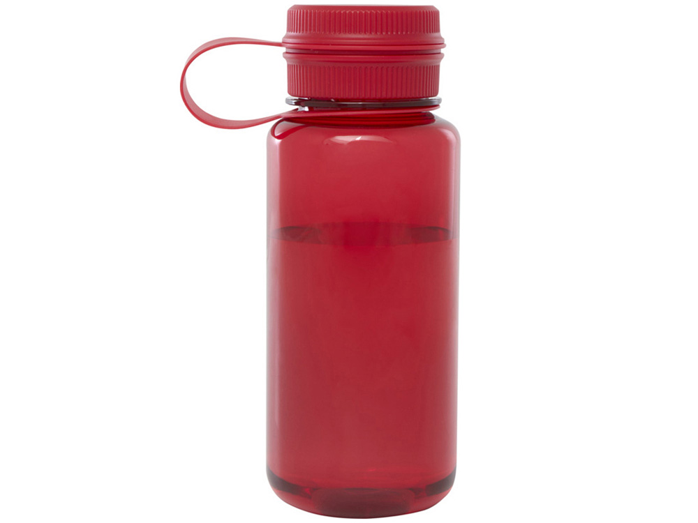 Спортивная бутылка Ryder из переработанного ПЭТ-пластика объемом 900 мл с многофункциональной крышкой, сертифицированная RCS - Красный — изображение 3
