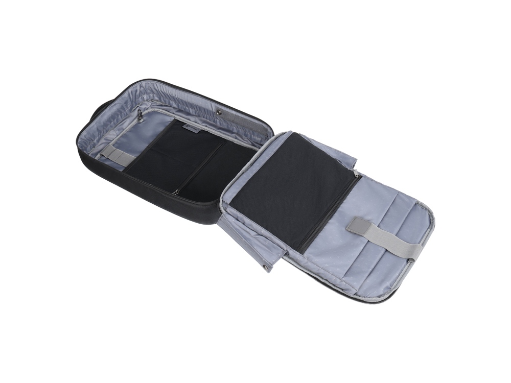 Рюкзак TORBER VOYAGE с отделением для ноутбука 15,6'', черный, нейлон/микрофибра, 30x12x42 см, 14л — изображение 6