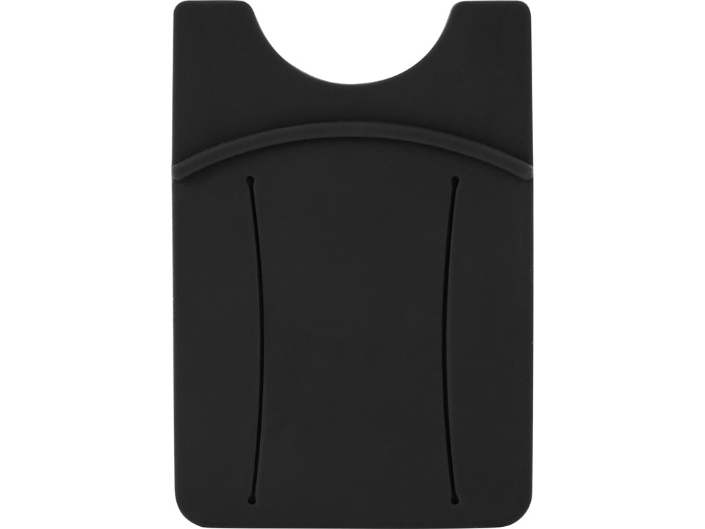 Картхолдер для телефона с держателем Trighold, черный — изображение 3